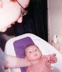 My first bath